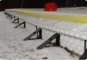 brackets for backyard hockey rink